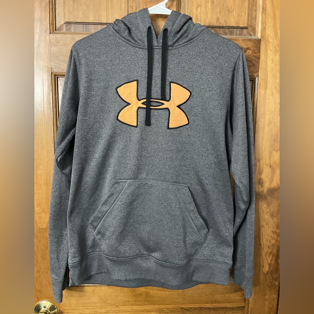 Under Armour Woman Gray and Orange Hoodie